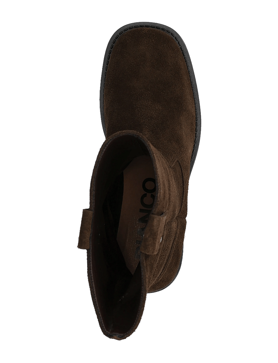 Bianco - BIAMARY Mid Pull On Boot Suede - støvletter - brown - 3
