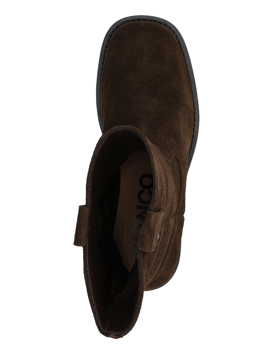Bianco - BIAMARY Mid Pull On Boot Suede - stiefeletten mit absatz - brown - 3