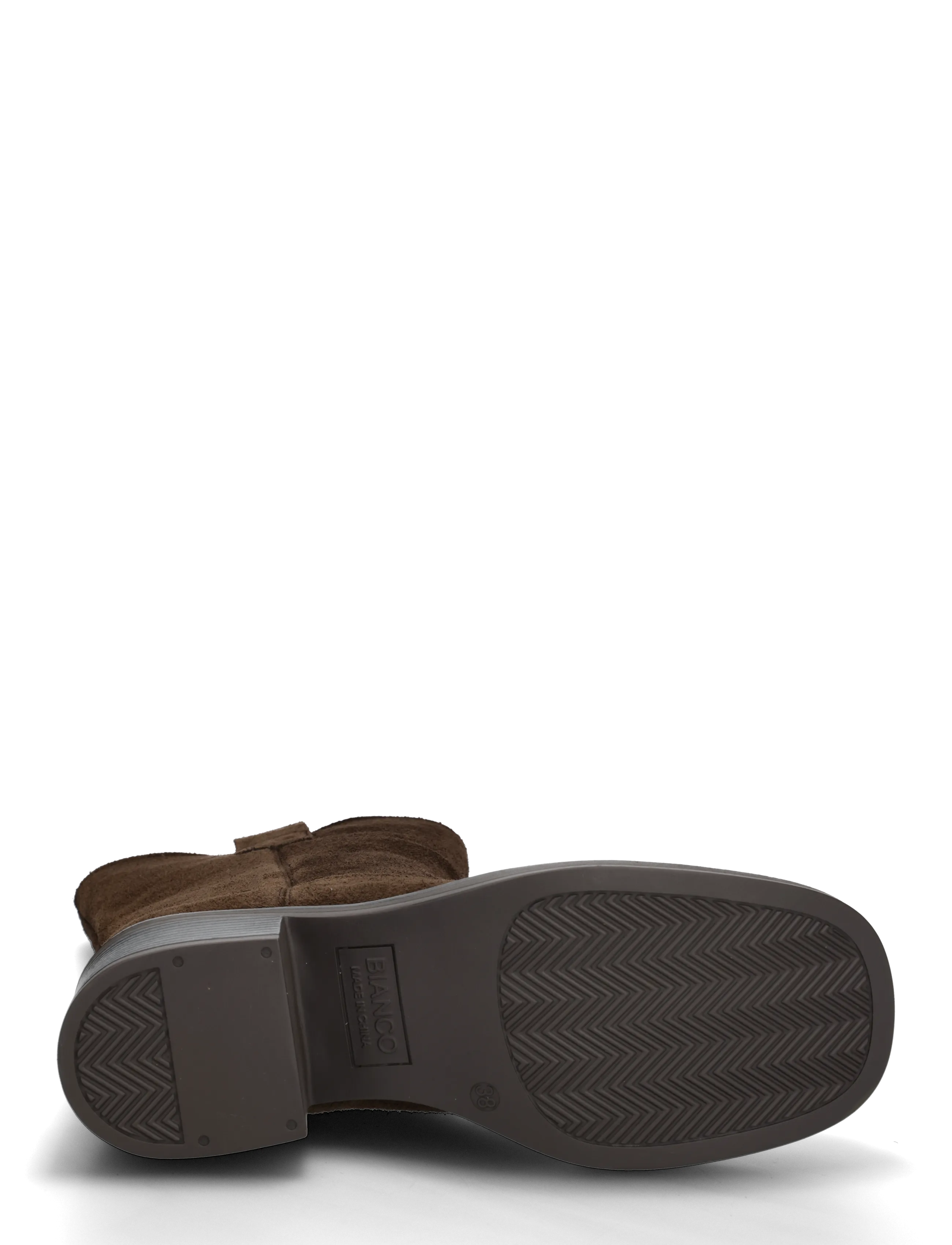 Bianco - BIAMARY Mid Pull On Boot Suede - støvletter - brown - 4