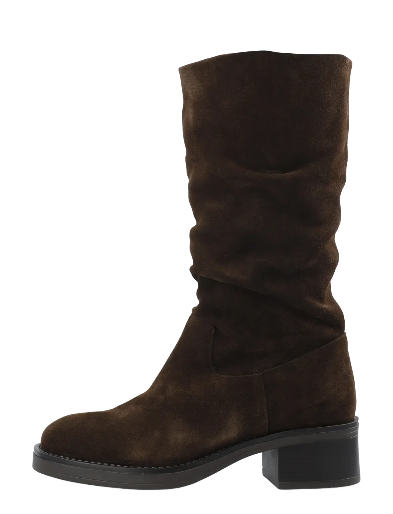 Bianco - BIAMARY Slouchy Pull On Boot Suede - brown - 1