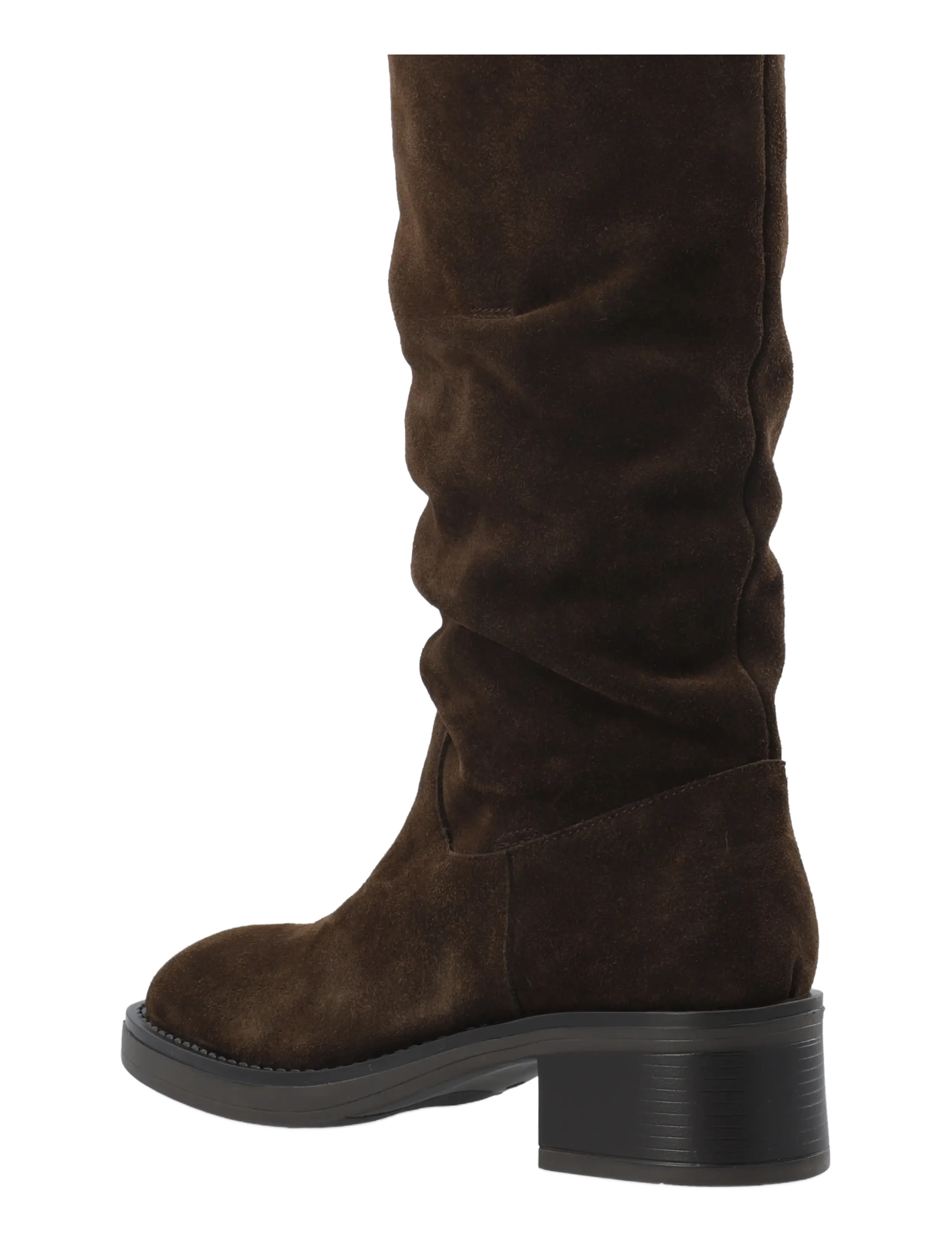 Bianco - BIAMARY Slouchy Pull On Boot Suede - brown - 2
