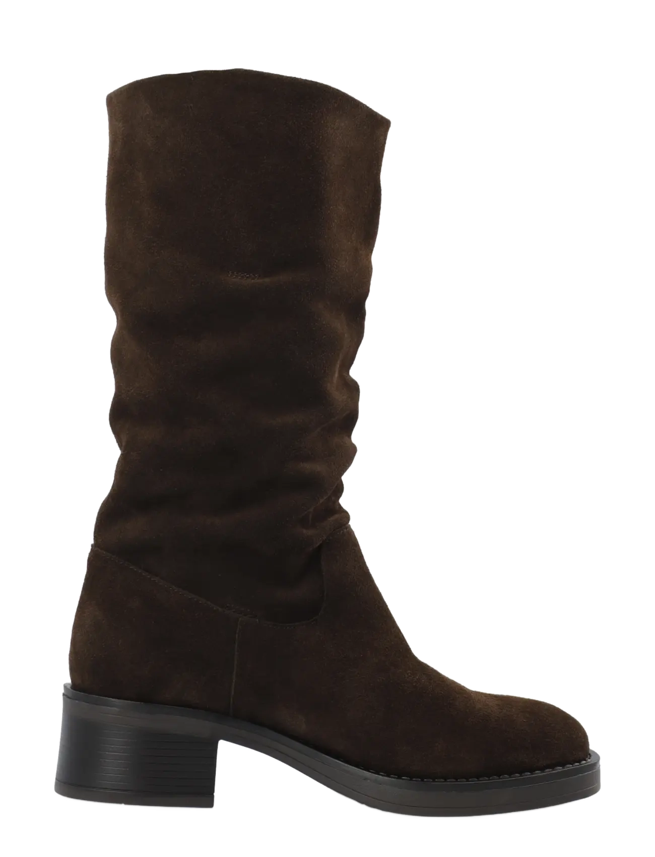 Bianco - BIAMARY Slouchy Pull On Boot Suede - brown - 3
