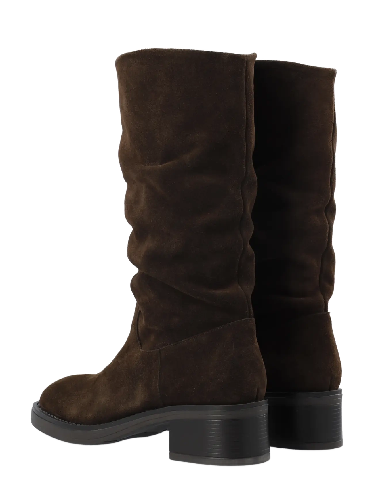 Bianco - BIAMARY Slouchy Pull On Boot Suede - brown - 5