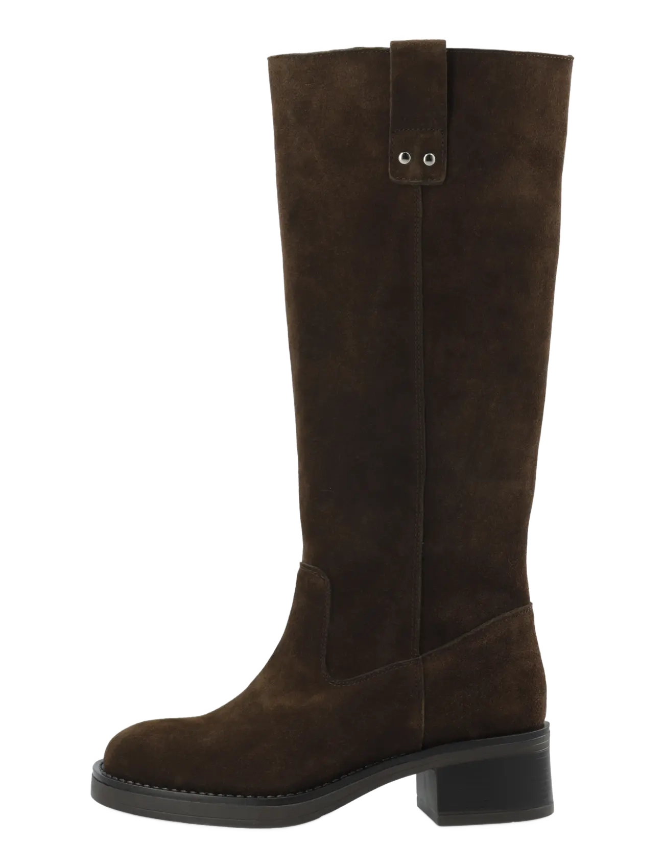 Bianco - BIAMARY Knee High Pull On Boot Suede - brown - 1