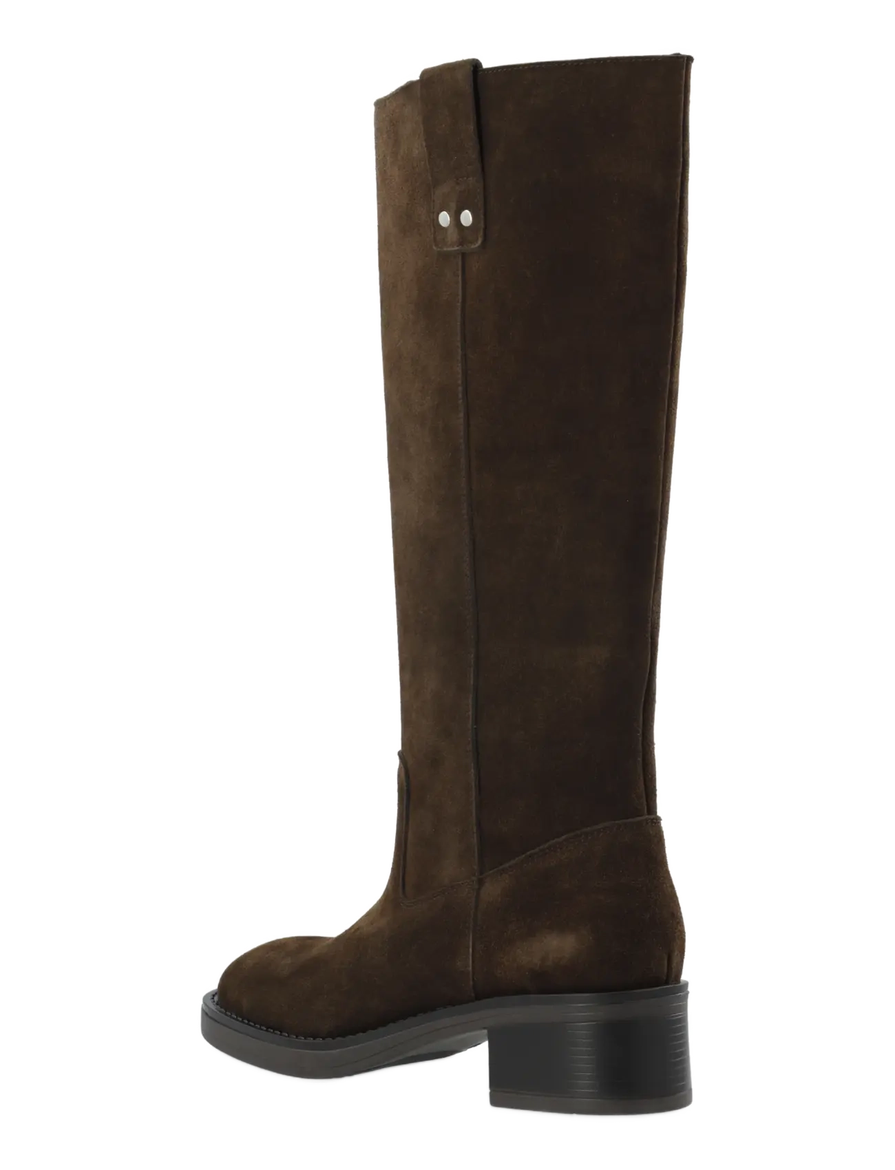 Bianco - BIAMARY Knee High Pull On Boot Suede - brown - 2