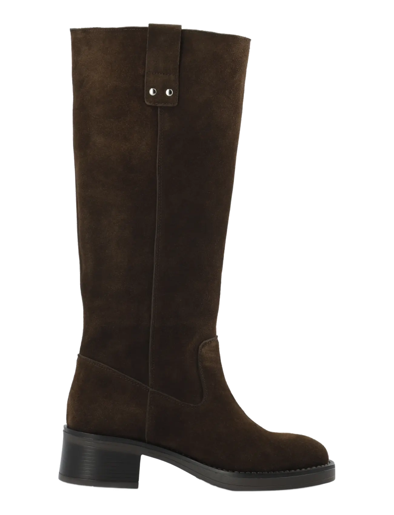 Bianco - BIAMARY Knee High Pull On Boot Suede - brown - 3