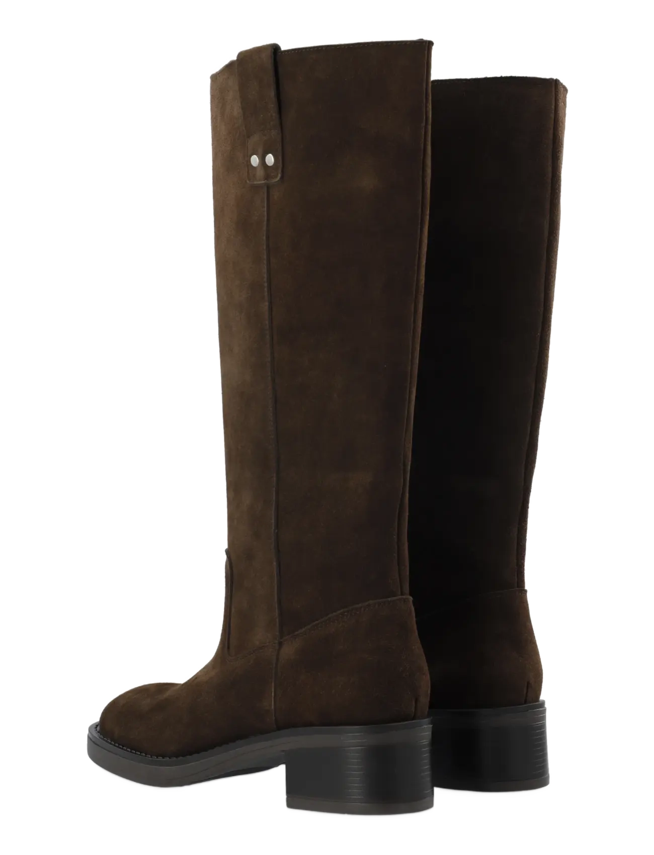 Bianco - BIAMARY Knee High Pull On Boot Suede - brown - 5