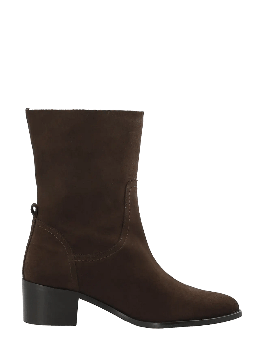 Bianco - BIACAROL Mid Pull On Boot Oily Suede - brown - 3