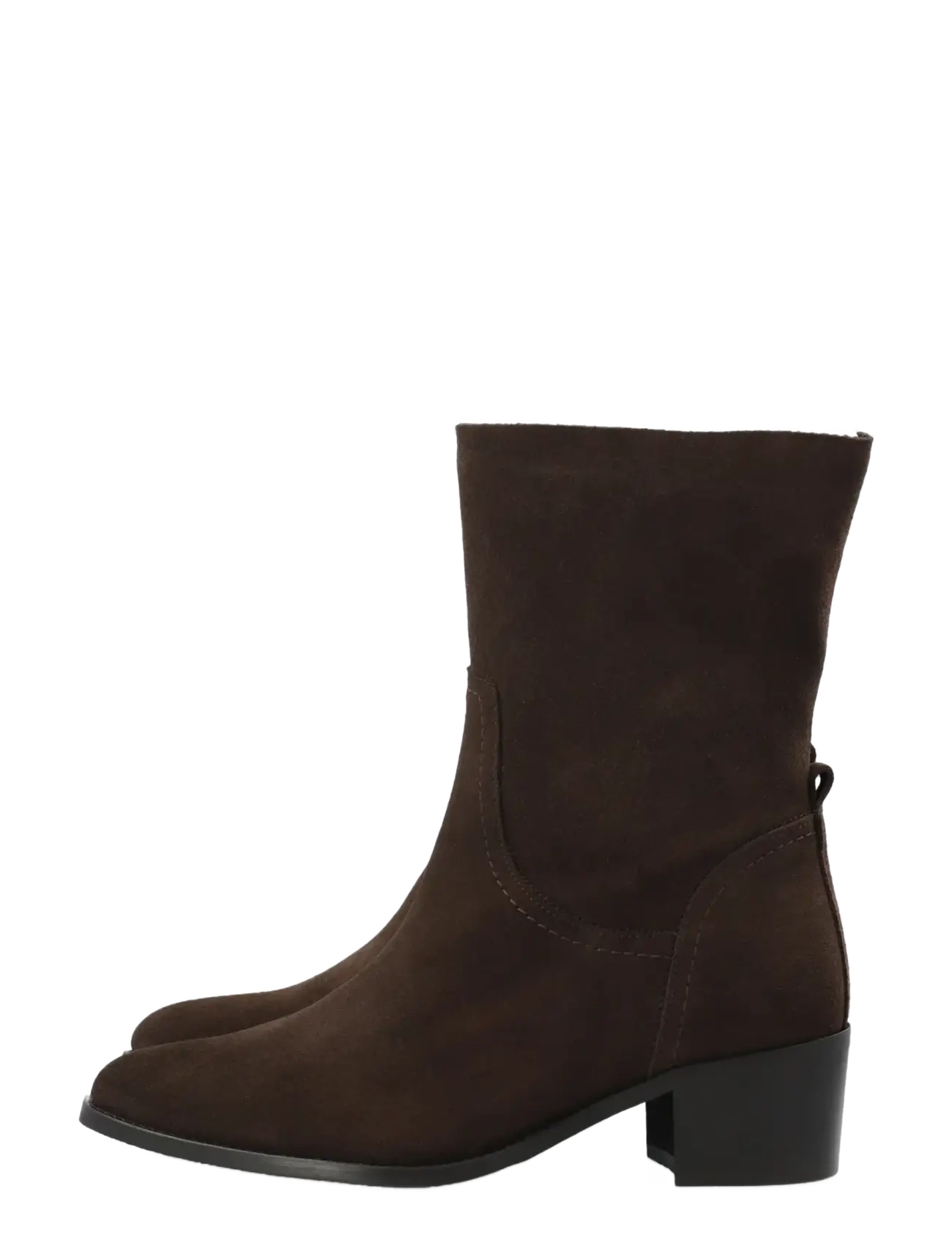 Bianco - BIACAROL Mid Pull On Boot Oily Suede - brown - 5