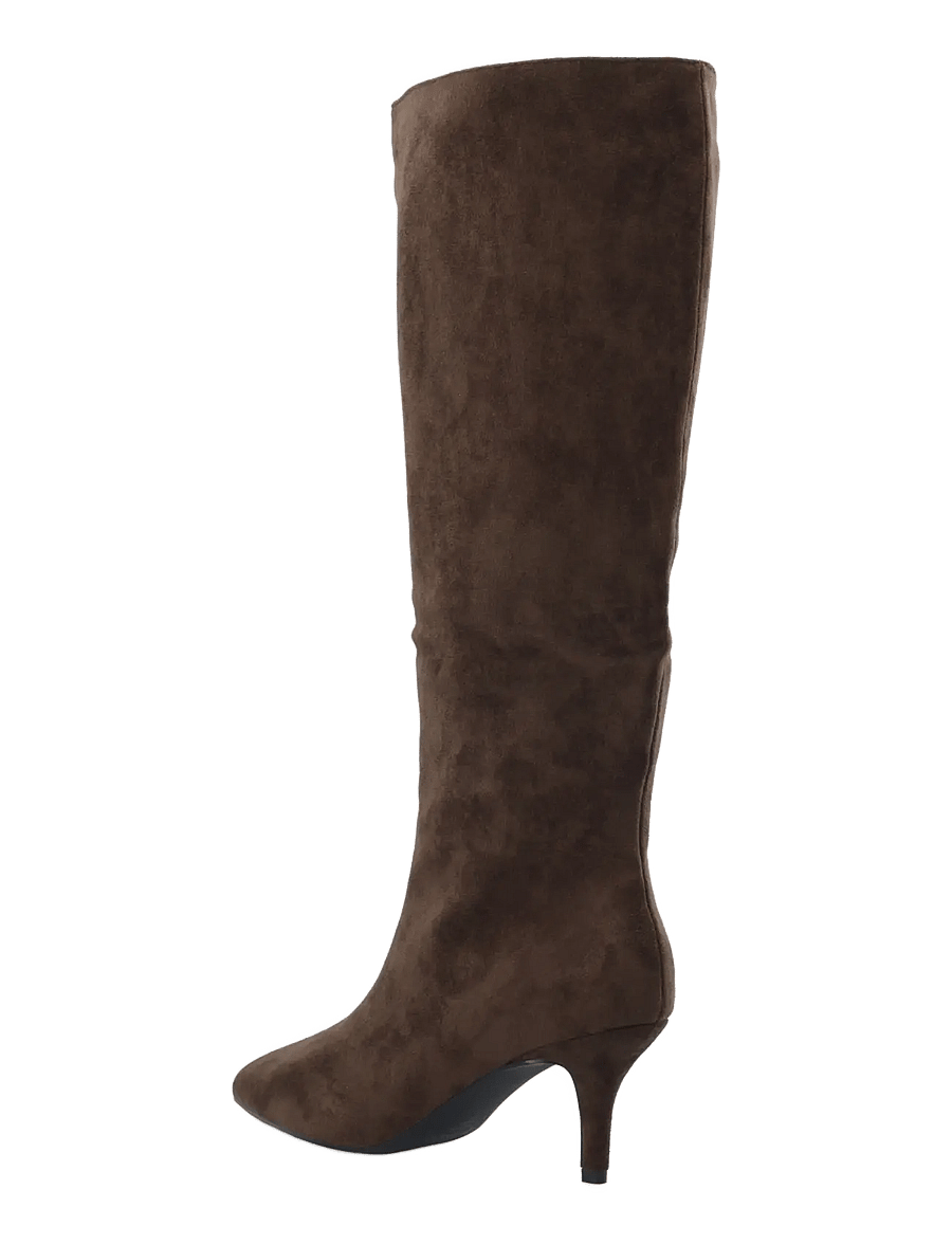 Bianco - BIATYRA Knee High Boot Faux Suede - põlveni saapad - brown - 2
