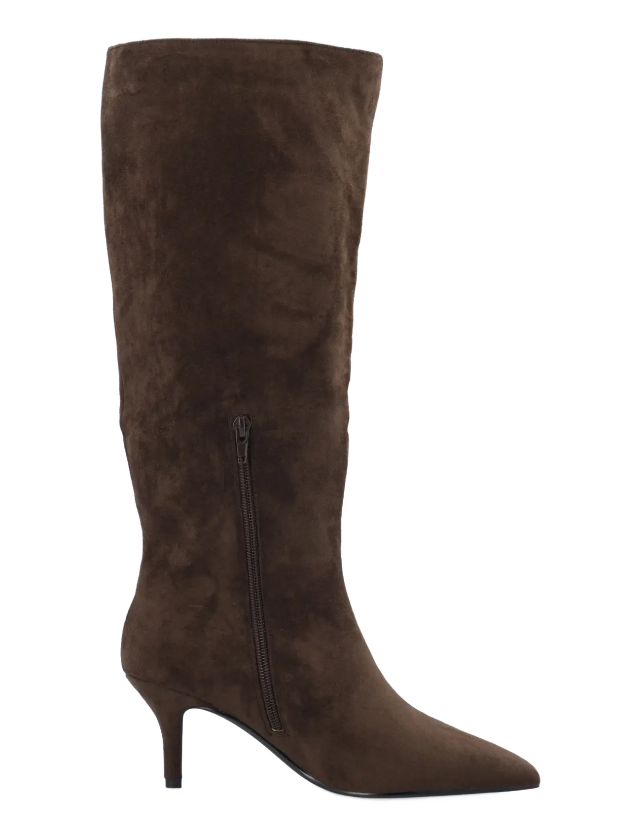 Bianco - BIATYRA Knee High Boot Faux Suede - põlveni saapad - brown - 3