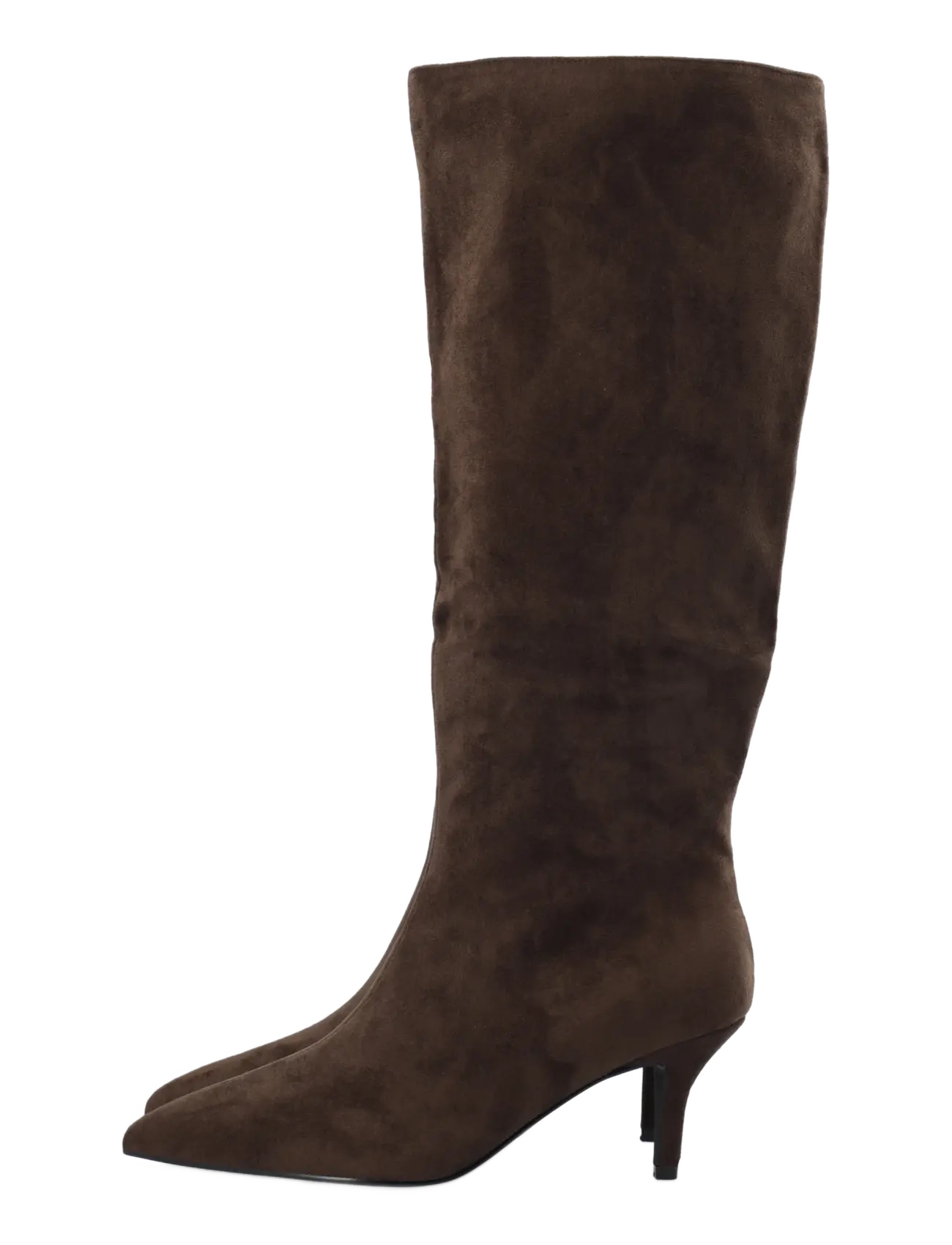 Bianco - BIATYRA Knee High Boot Faux Suede - põlveni saapad - brown - 4