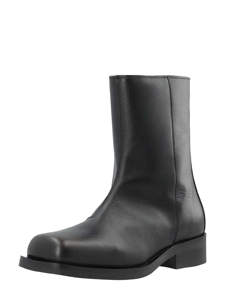 Bianco - BIABETTY Zip Boot Distressed Leather - brown - 0
