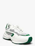 BIAXENIA Sneaker Faux Leather - WHITE GREEN