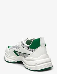 Bianco - BIAXENIA Sneaker Faux Leather - matalavartiset tennarit - white green - 2
