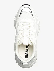 Bianco - BIAXENIA Sneaker Faux Leather - matalavartiset tennarit - white silver - 3