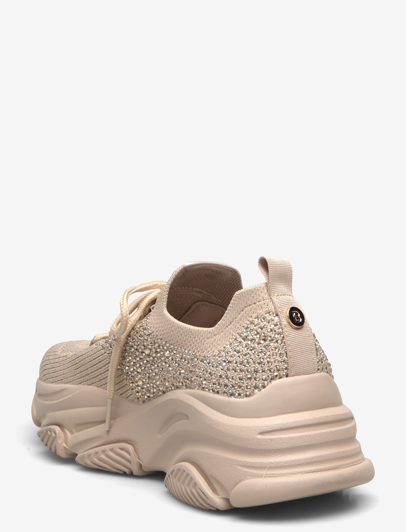 Bianco - BIAVEGAS Rhinestone Sneaker Flyknit - konfirmation - nougat - 2