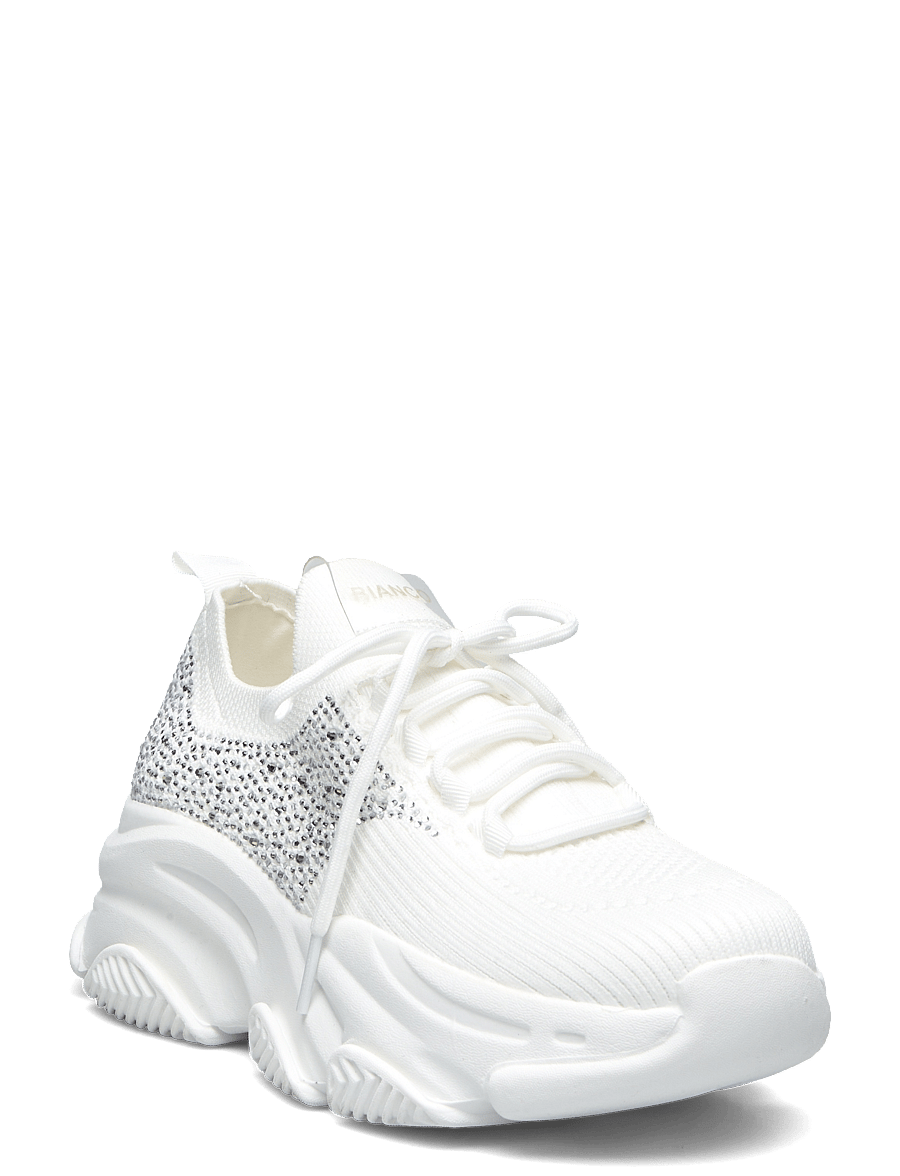 Bianco - BIAVEGAS Rhinestone Sneaker Flyknit - sutvirtinimas - white - 0