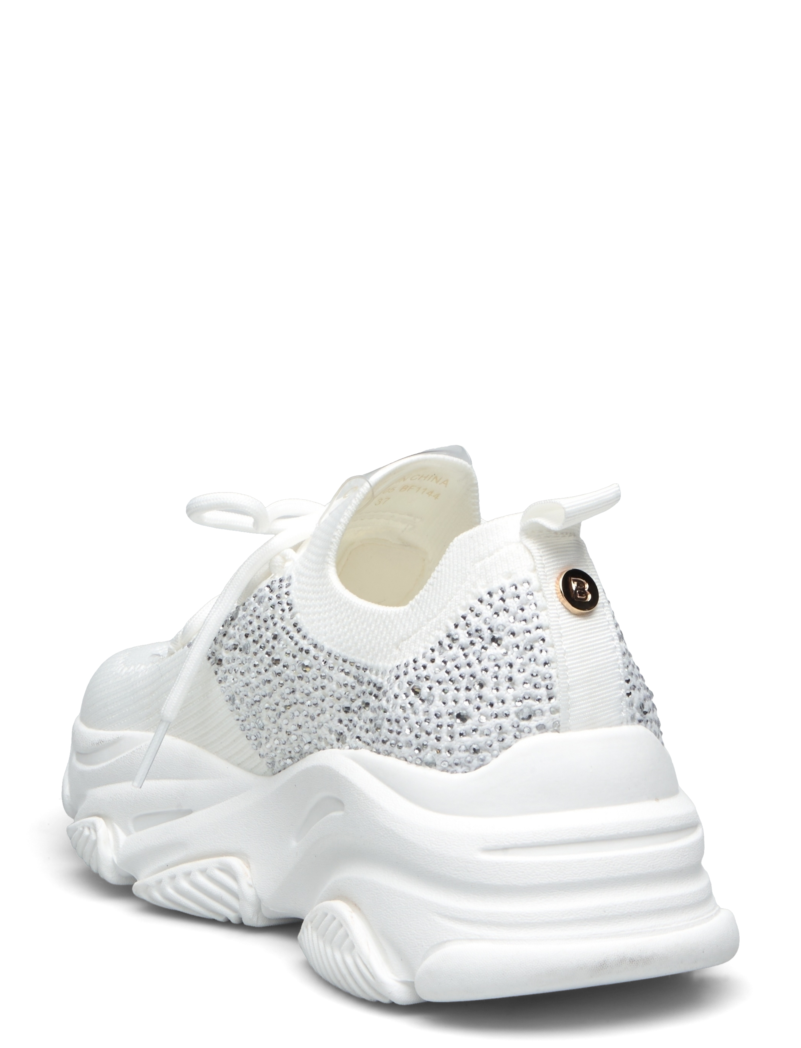 Bianco - BIAVEGAS Rhinestone Sneaker Flyknit - sutvirtinimas - white - 2