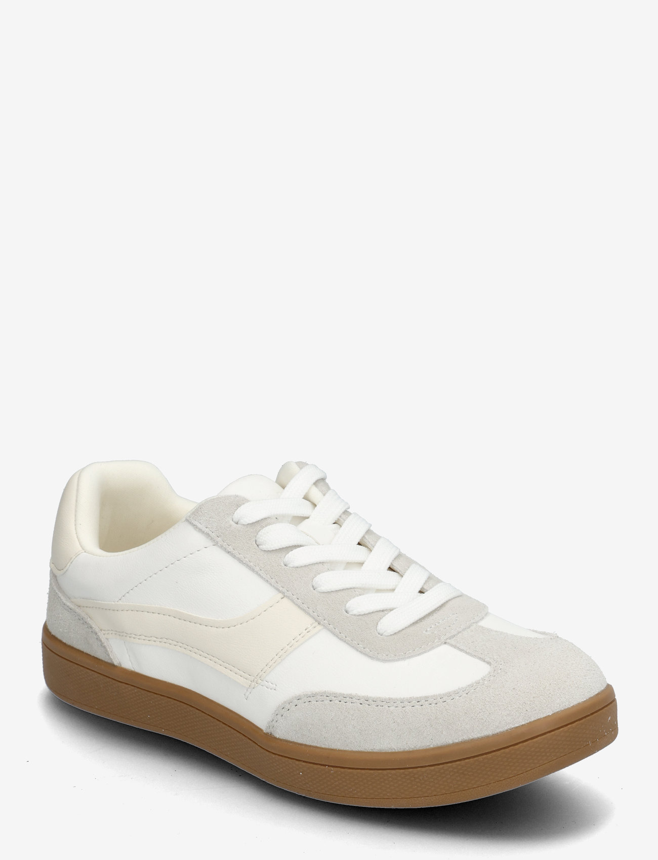 Bianco - BIABERLIN Sneaker Faux Leather & Suede - off white - 0