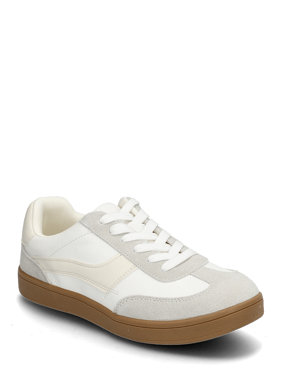Bianco - BIABERLIN Sneaker Faux Leather & Suede - off white - 0