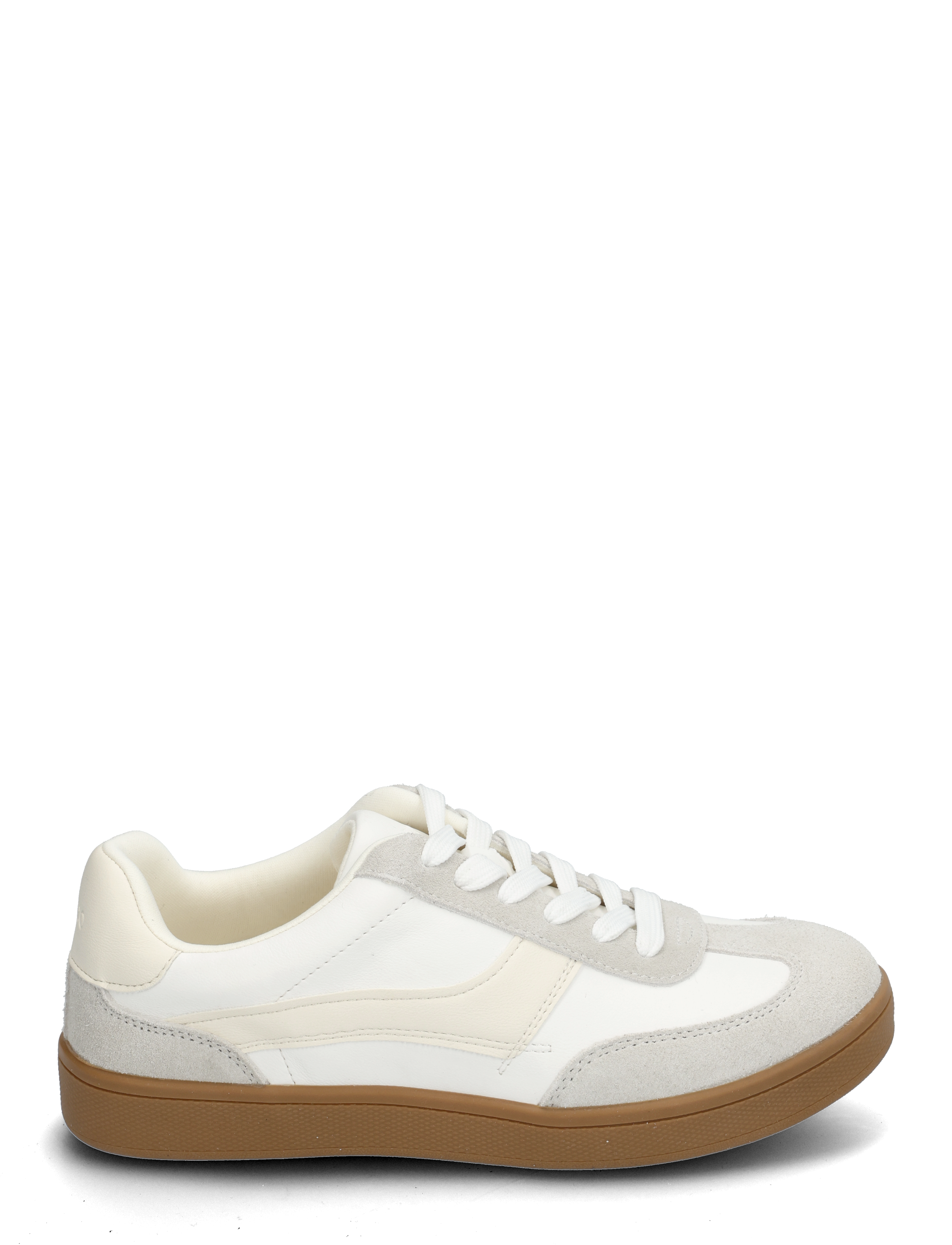 Bianco - BIABERLIN Sneaker Faux Leather & Suede - off white - 1