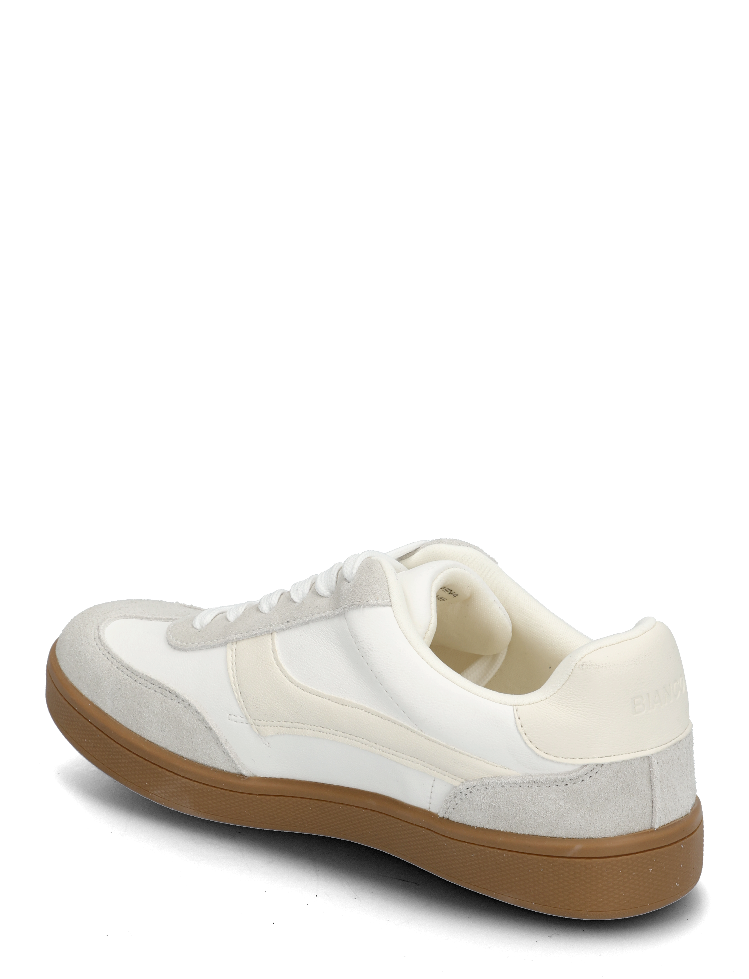 Bianco - BIABERLIN Sneaker Faux Leather & Suede - off white - 2
