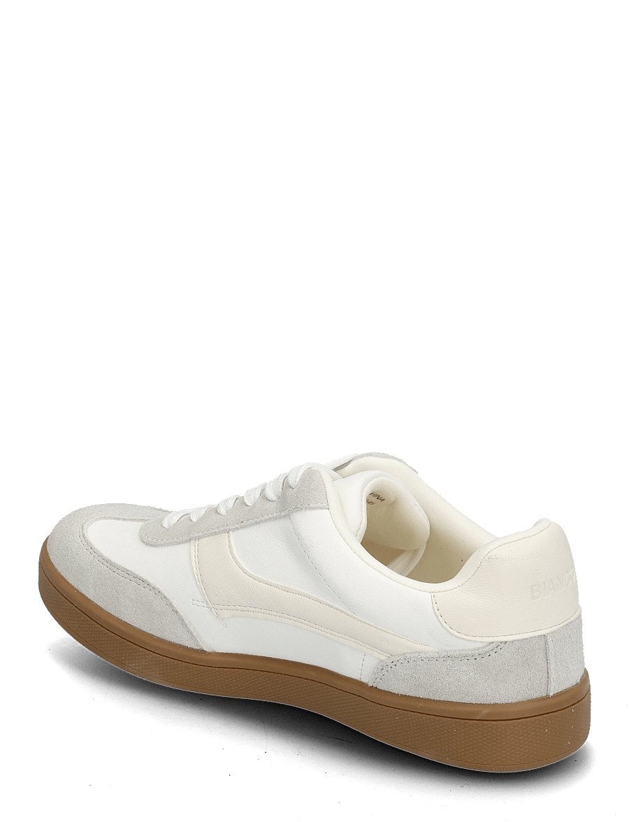Bianco - BIABERLIN Sneaker Faux Leather & Suede - off white - 2