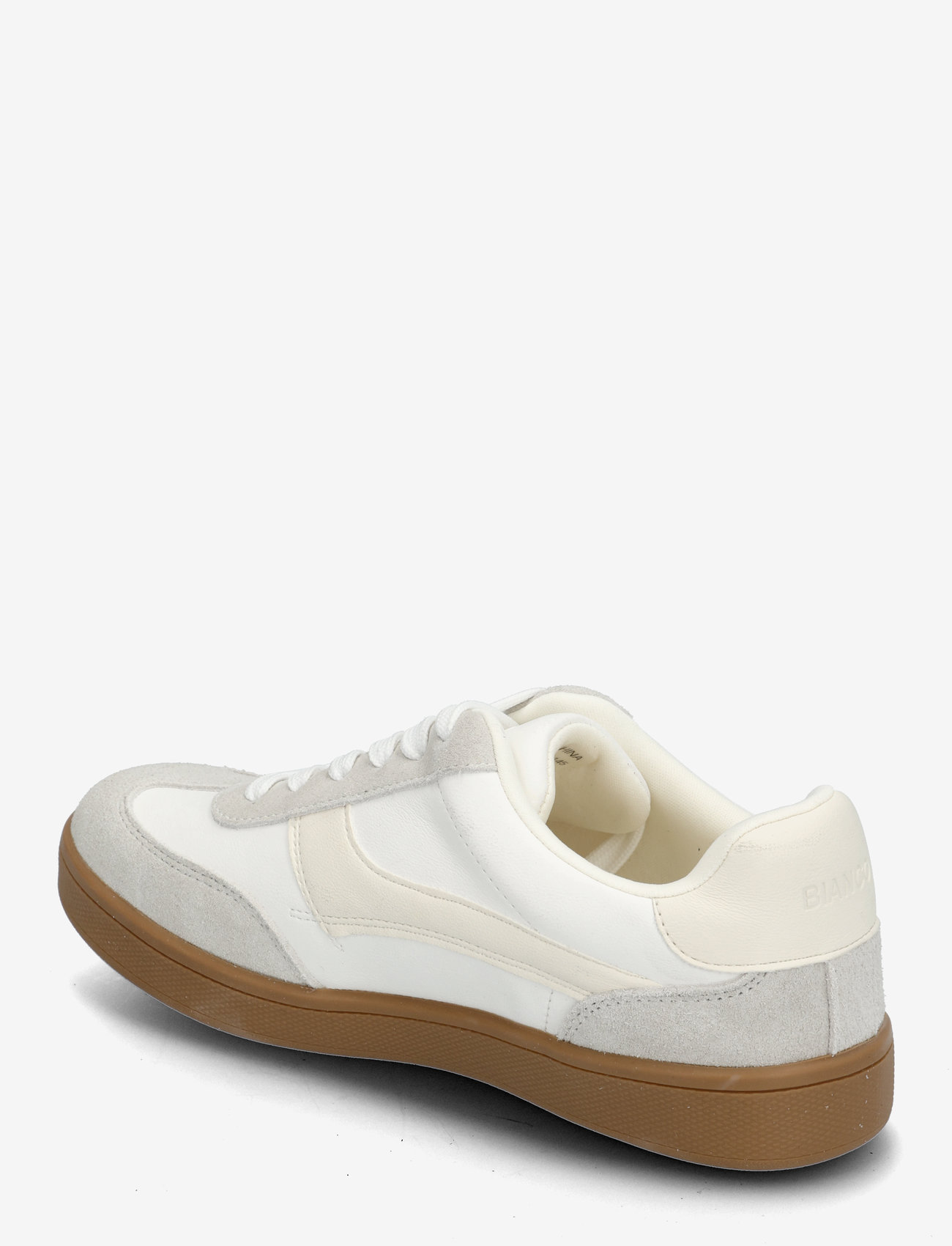 Bianco - BIABERLIN Sneaker Faux Leather & Suede - konfirmation - off white - 2