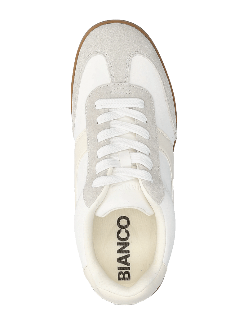 Bianco - BIABERLIN Sneaker Faux Leather & Suede - konfirmatsioon - off white - 3