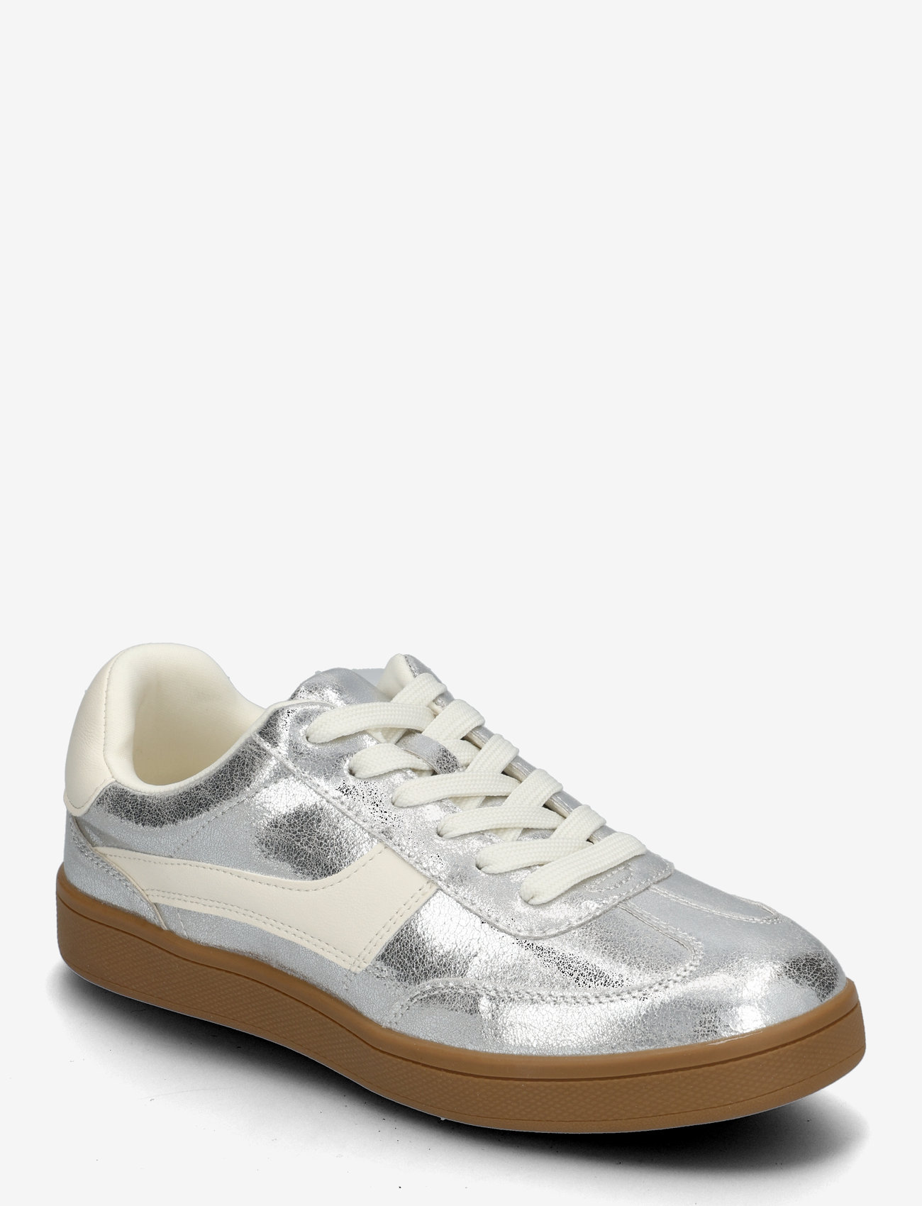 Bianco - BIABERLIN Sneaker Faux Leather - madala säärega tossud - silver - 1