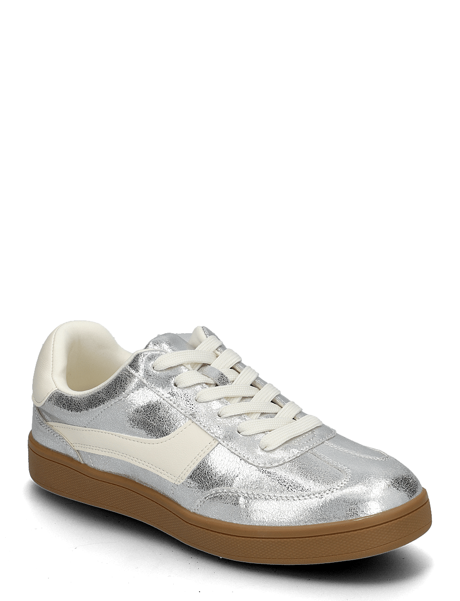Bianco - BIABERLIN Sneaker Faux Leather - lage sneakers - silver - 1
