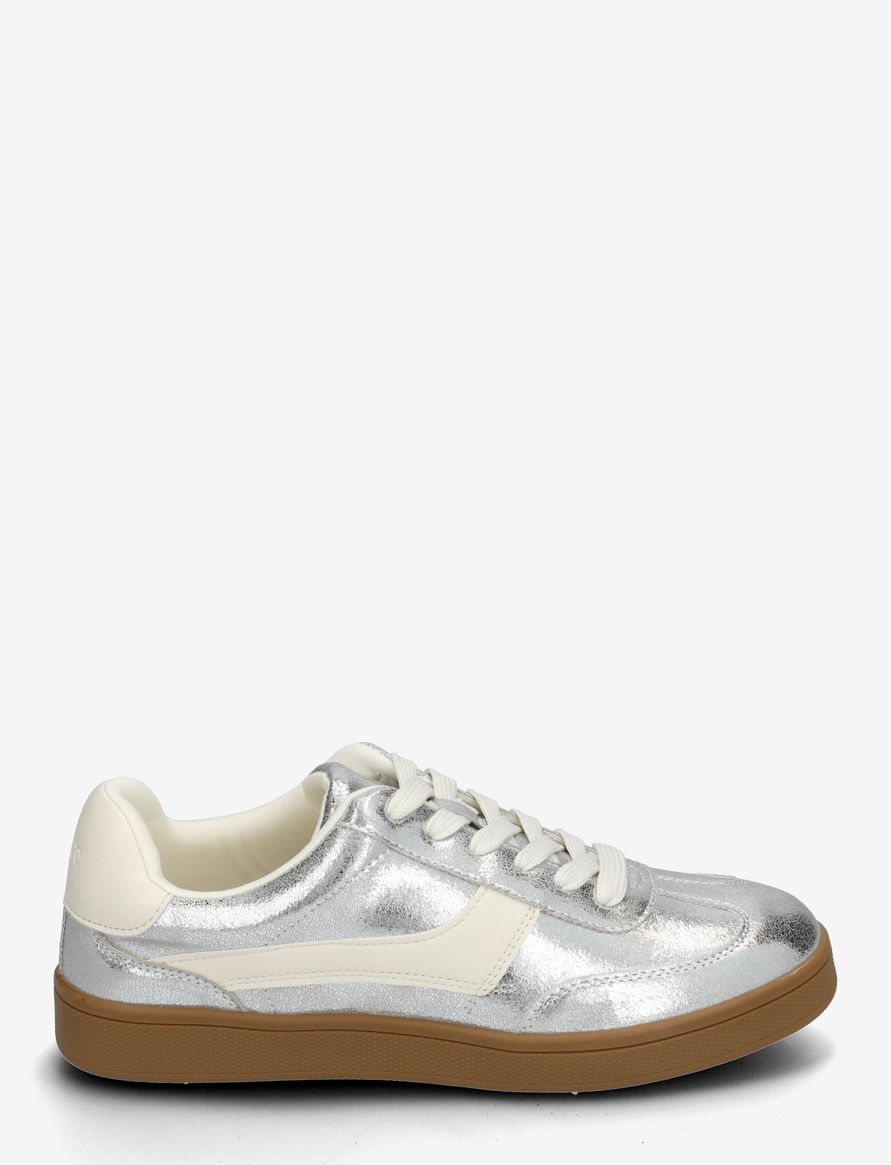 Bianco - BIABERLIN Sneaker Faux Leather - madala säärega tossud - silver - 2