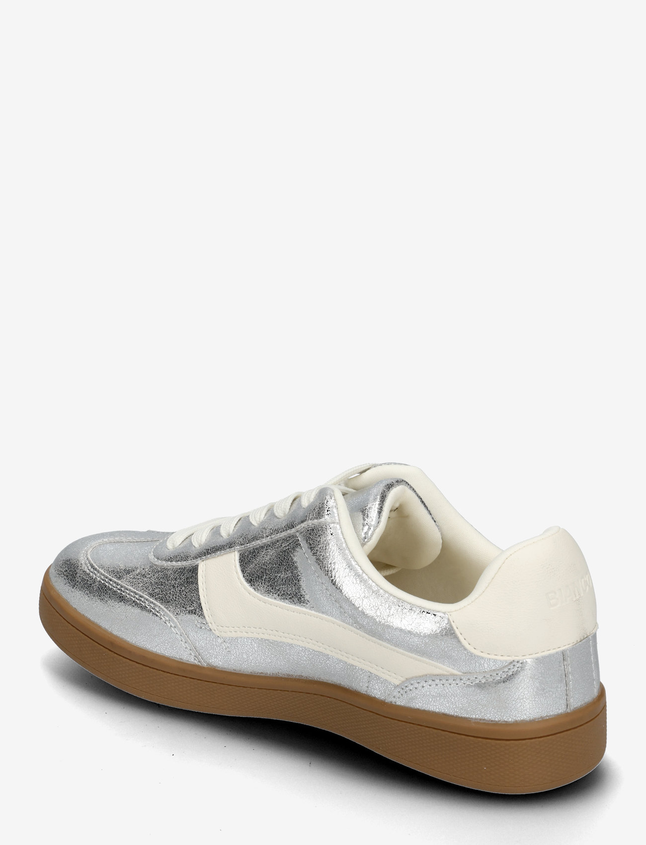 Bianco - BIABERLIN Sneaker Faux Leather - madala säärega tossud - silver - 3