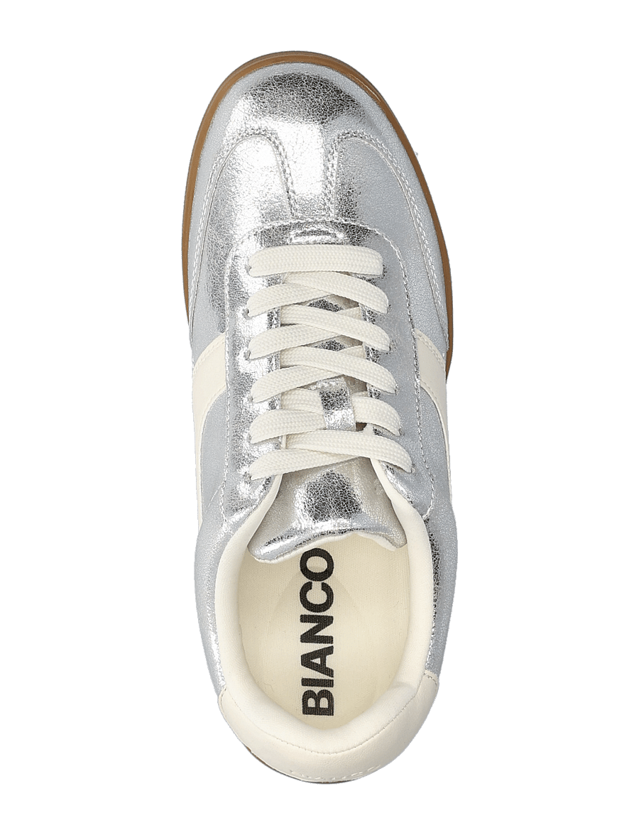 Bianco - BIABERLIN Sneaker Faux Leather - lage sneakers - silver - 4