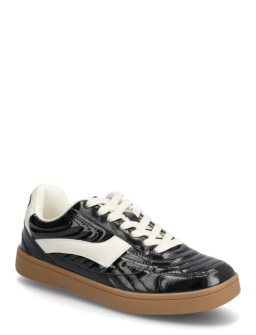 Bianco - BIABERLIN Padded Sneaker Faux Leather - låga sneakers - black/black patent - 0