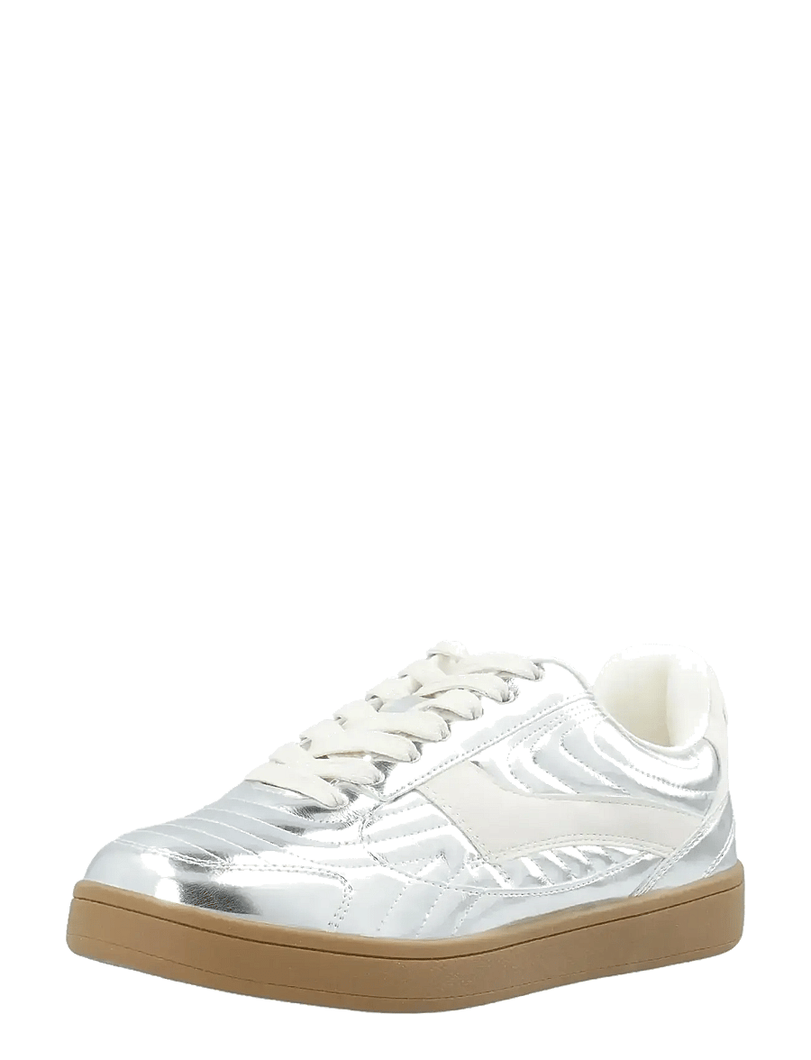 Bianco - BIABERLIN Padded Sneaker Faux Leather - låga sneakers - silver mirror - 2