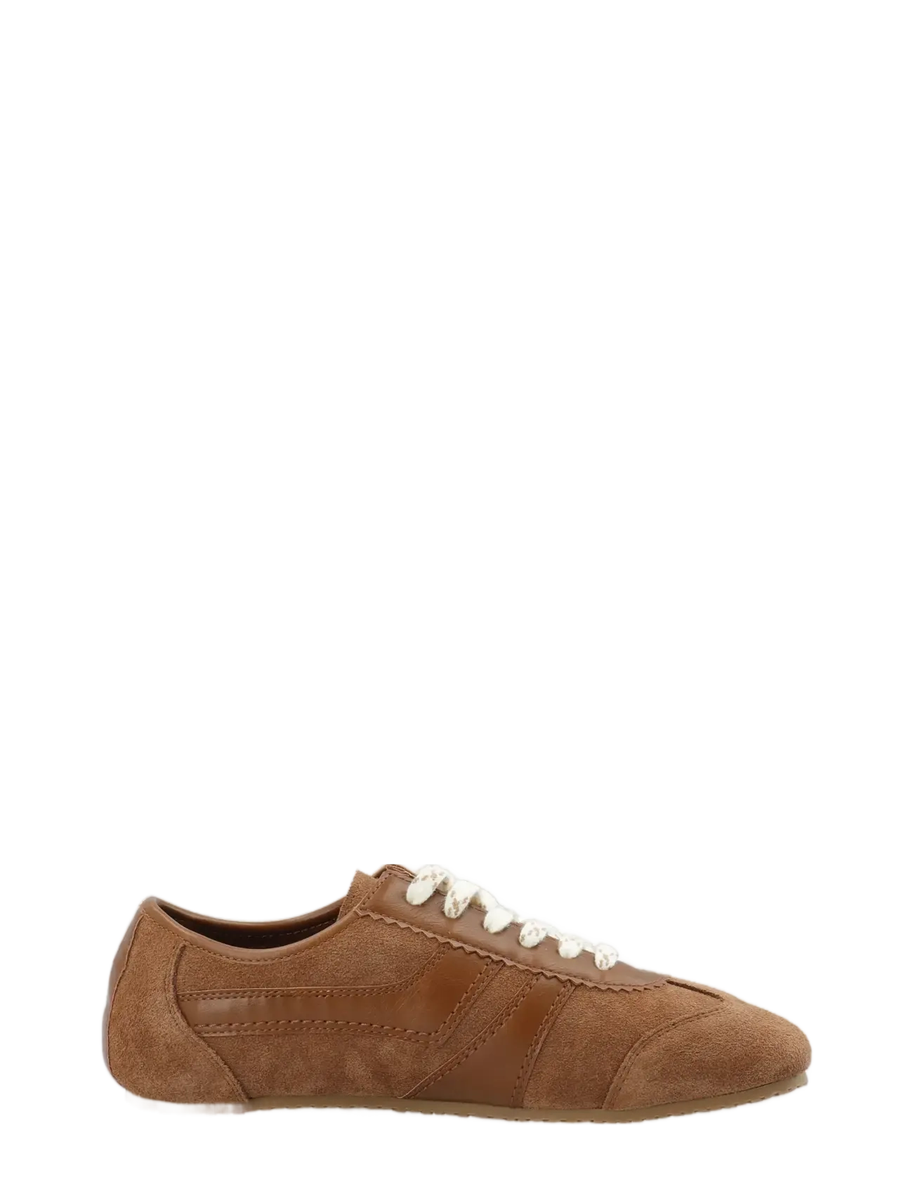 Bianco Biafrede Sneaker Suede & Faux Leather, 36, Beige, Sneakers > Sneakers Med Lav Top, Dame
