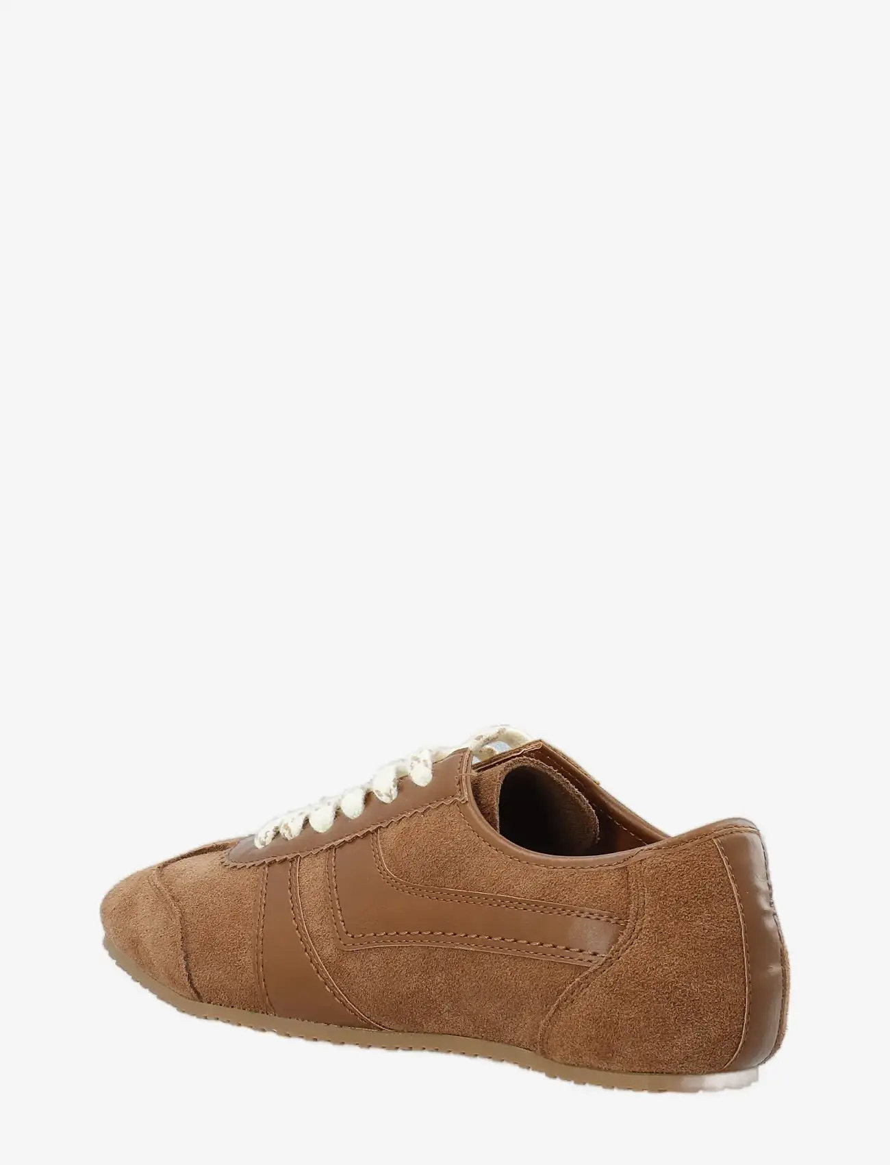 Bianco - BIAFREDE Sneaker Suede & Faux Leather - confirmation - cognac - 2