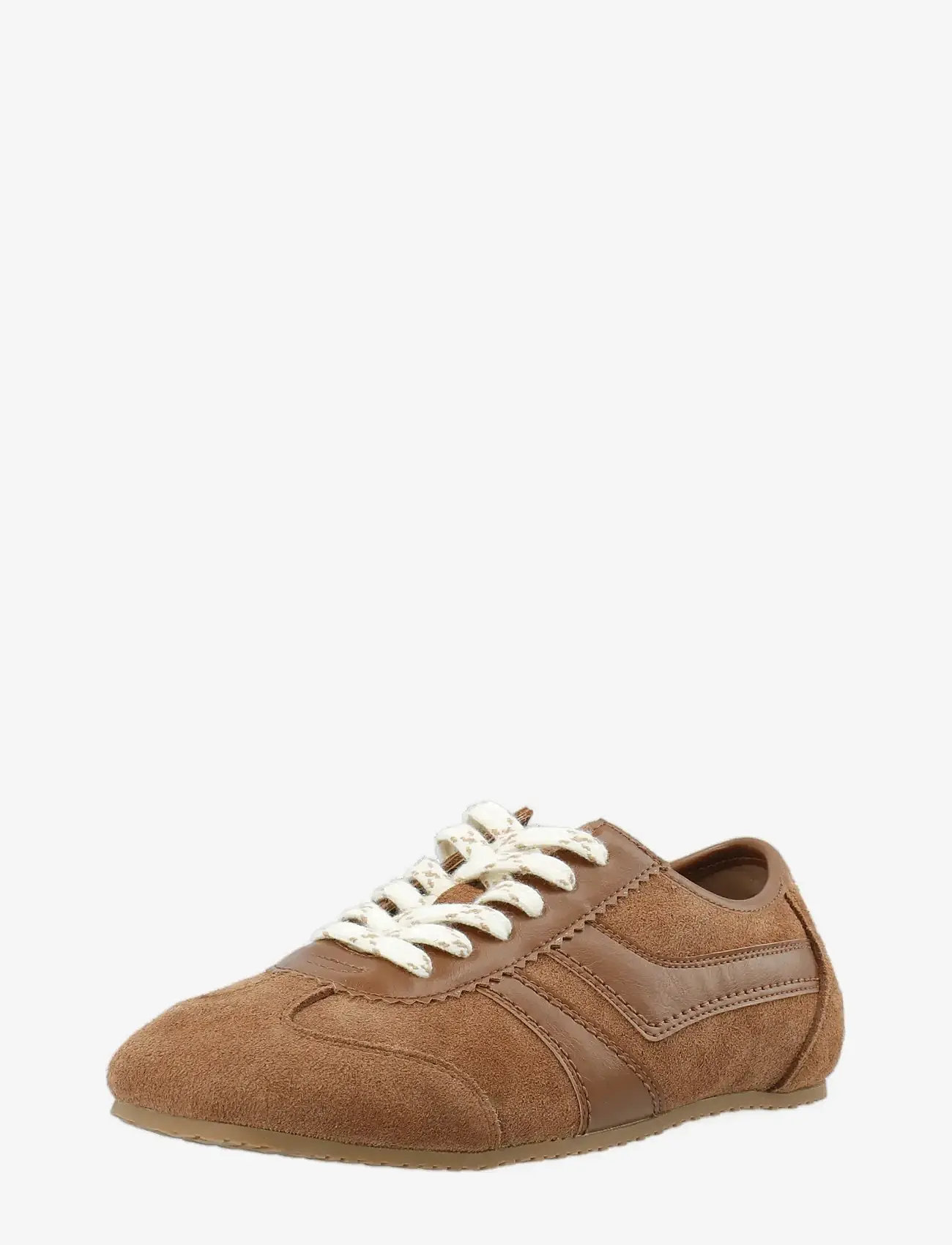 Bianco - BIAFREDE Sneaker Suede & Faux Leather - confirmation - cognac - 3