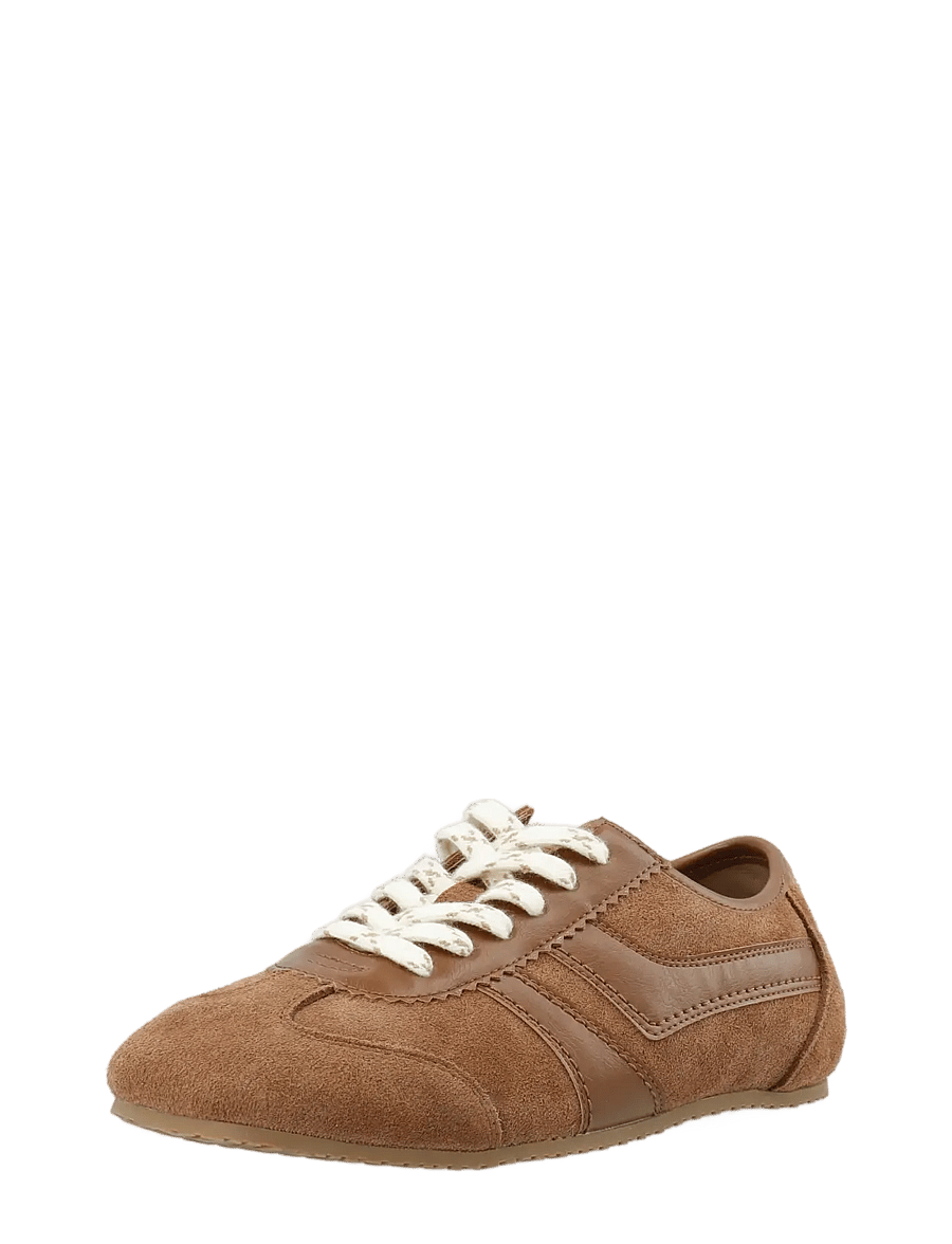 Bianco - BIAFREDE Sneaker Suede & Faux Leather - konfirmatsioon - cognac - 4