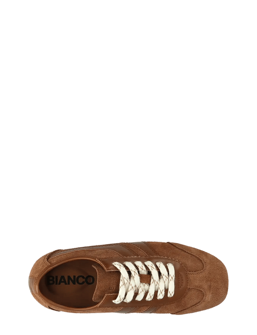 Bianco - BIAFREDE Sneaker Suede & Faux Leather - konfirmatsioon - cognac - 5