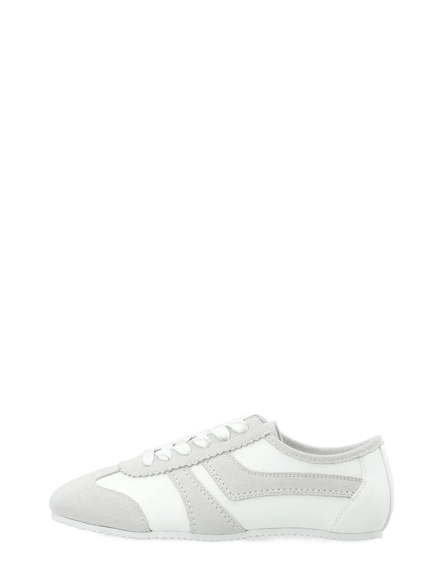 Bianco - BIAFREDE Sneaker Suede & Faux Leather - konfirmation - white - 1