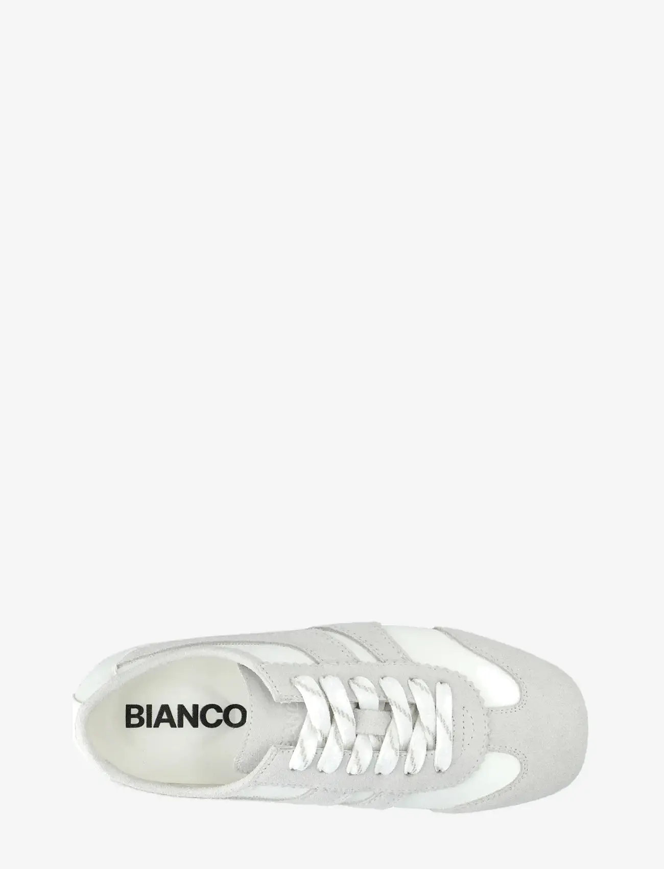 Bianco - BIAFREDE Sneaker Suede & Faux Leather - konfirmation - white - 4