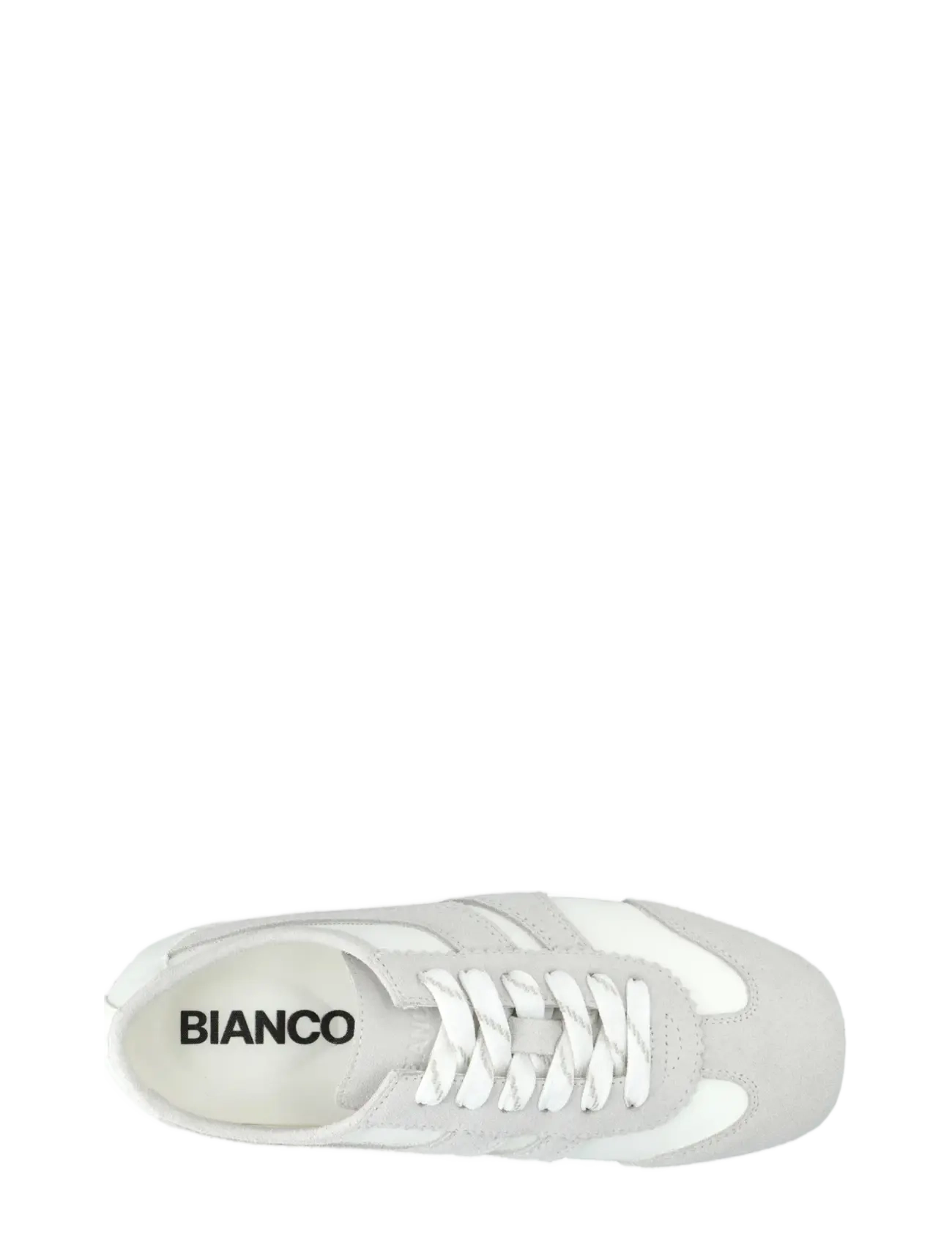 Bianco - BIAFREDE Sneaker Suede & Faux Leather - konfirmationstøj - white - 4