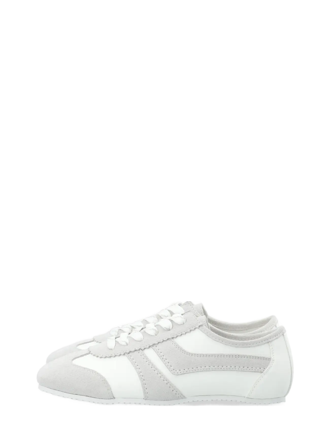 Bianco - BIAFREDE Sneaker Suede & Faux Leather - konfirmationstøj - white - 5
