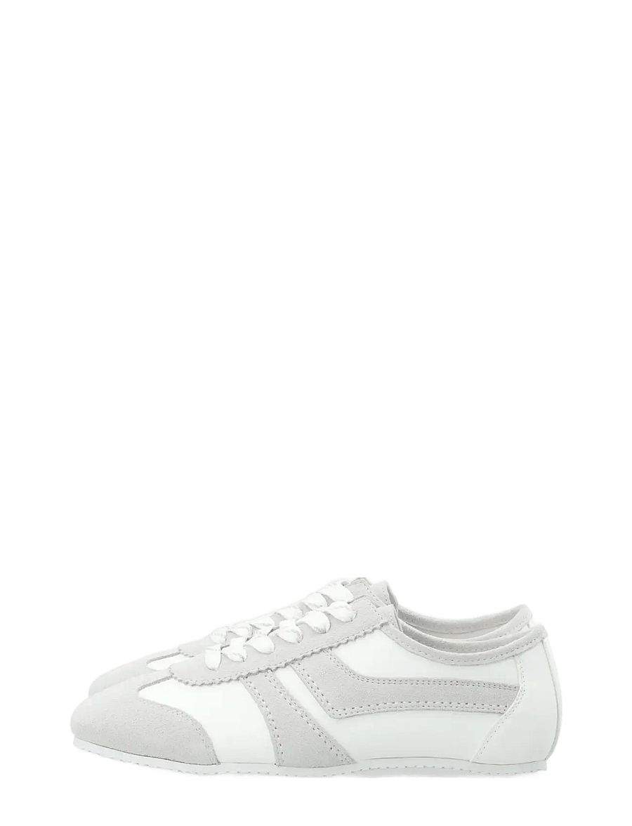 Bianco - BIAFREDE Sneaker Suede & Faux Leather - konfirmation - white - 5