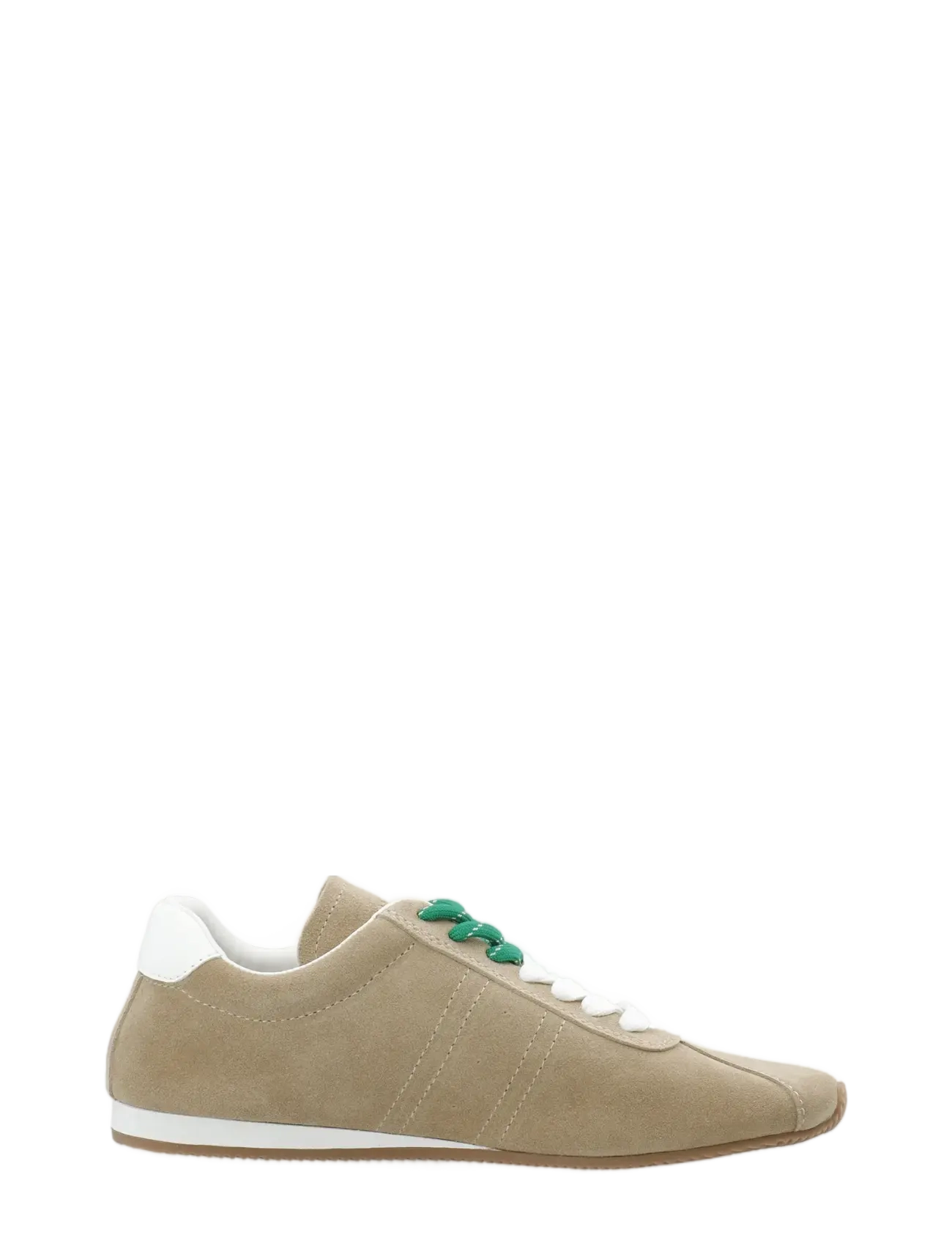 Bianco Biafrida Sneaker Suede & Leather, 37, Beige, Sneakers > Sneakers Med Lav Top, Dame