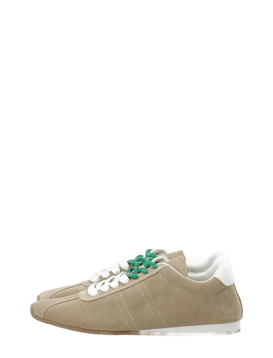 Bianco - BIAFRIDA Sneaker Suede & Leather - konfirmation - sand - 5