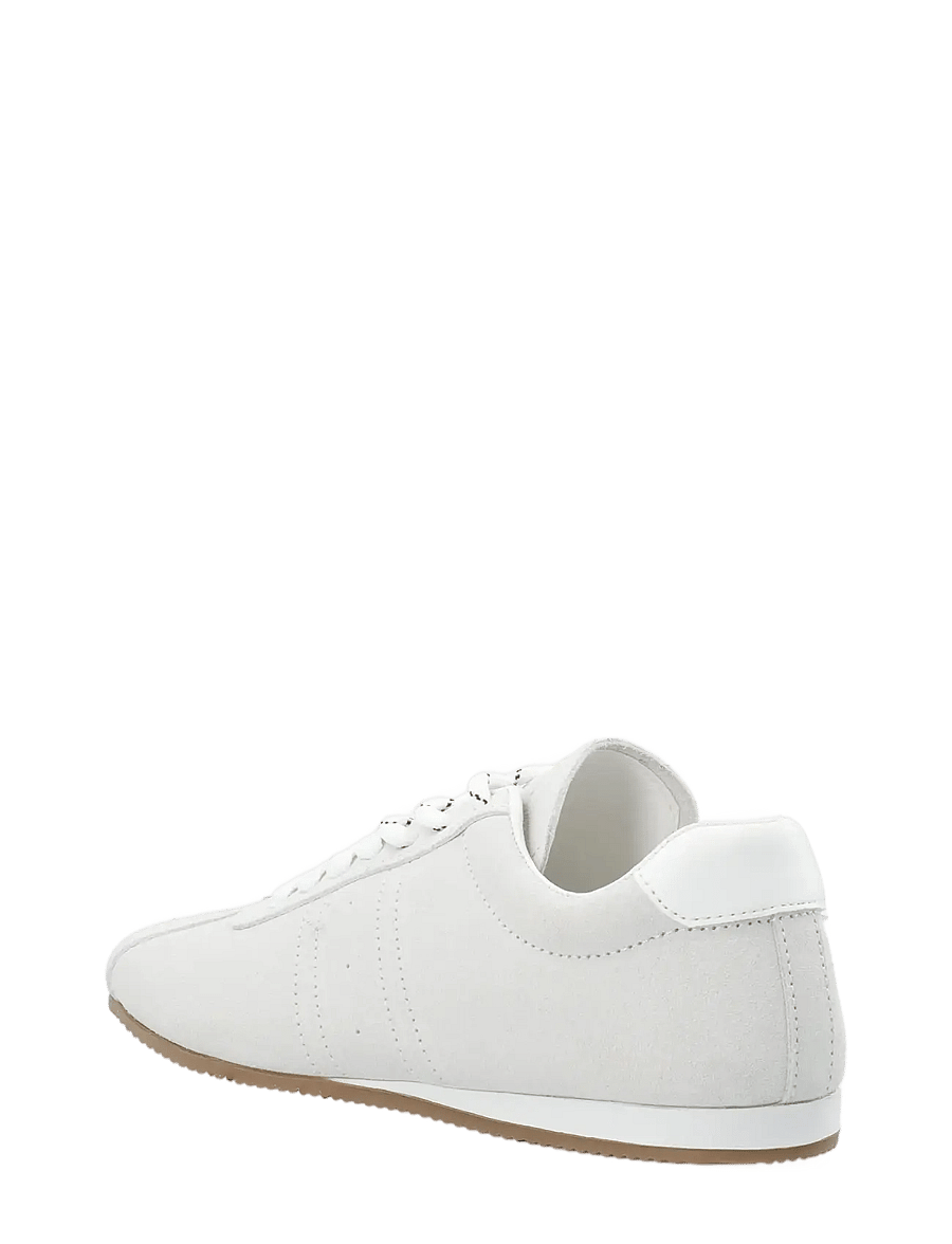 Bianco - BIAFRIDA Sneaker Suede & Leather - konfirmation - white - 2